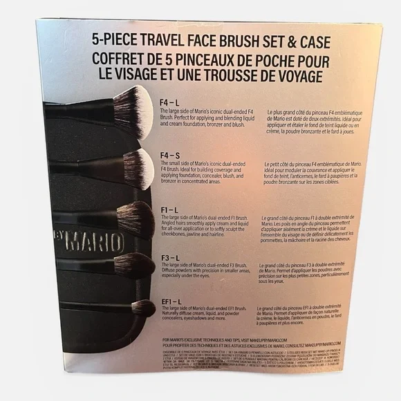 LIMITED EDITION Makeup by Mario Essential Brush Kit NEW - Picture 2 of 6
